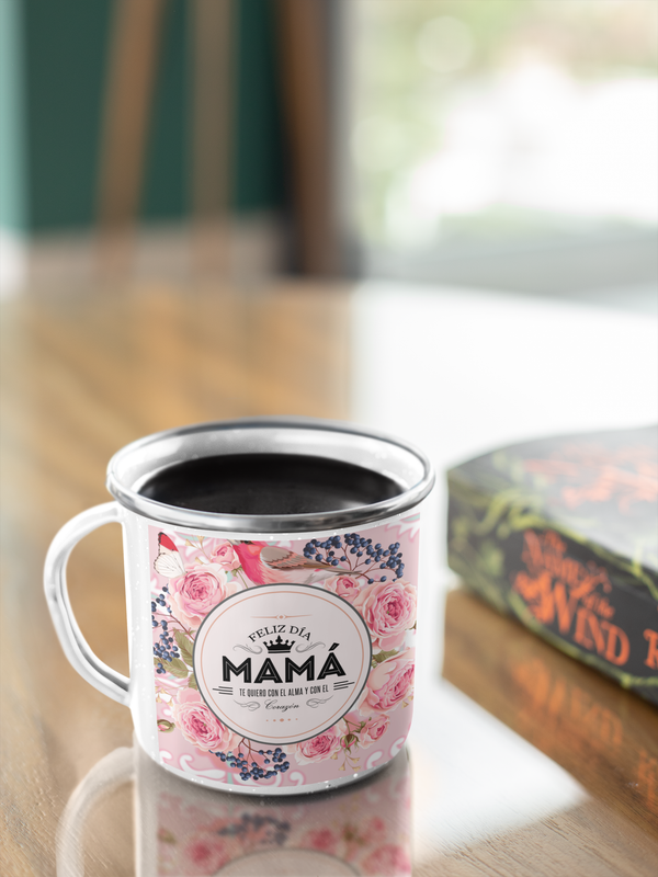 TAZA ENLOZADA LECHERA DÍA DE LA MADRE TE QUIERO CON EL ALMA - 3