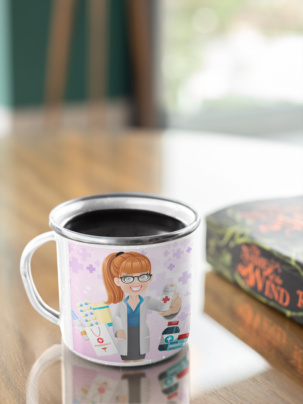 TAZA LECHERA ENLOZADO PARA FARMACEUTA PERSONALIZADO - 4