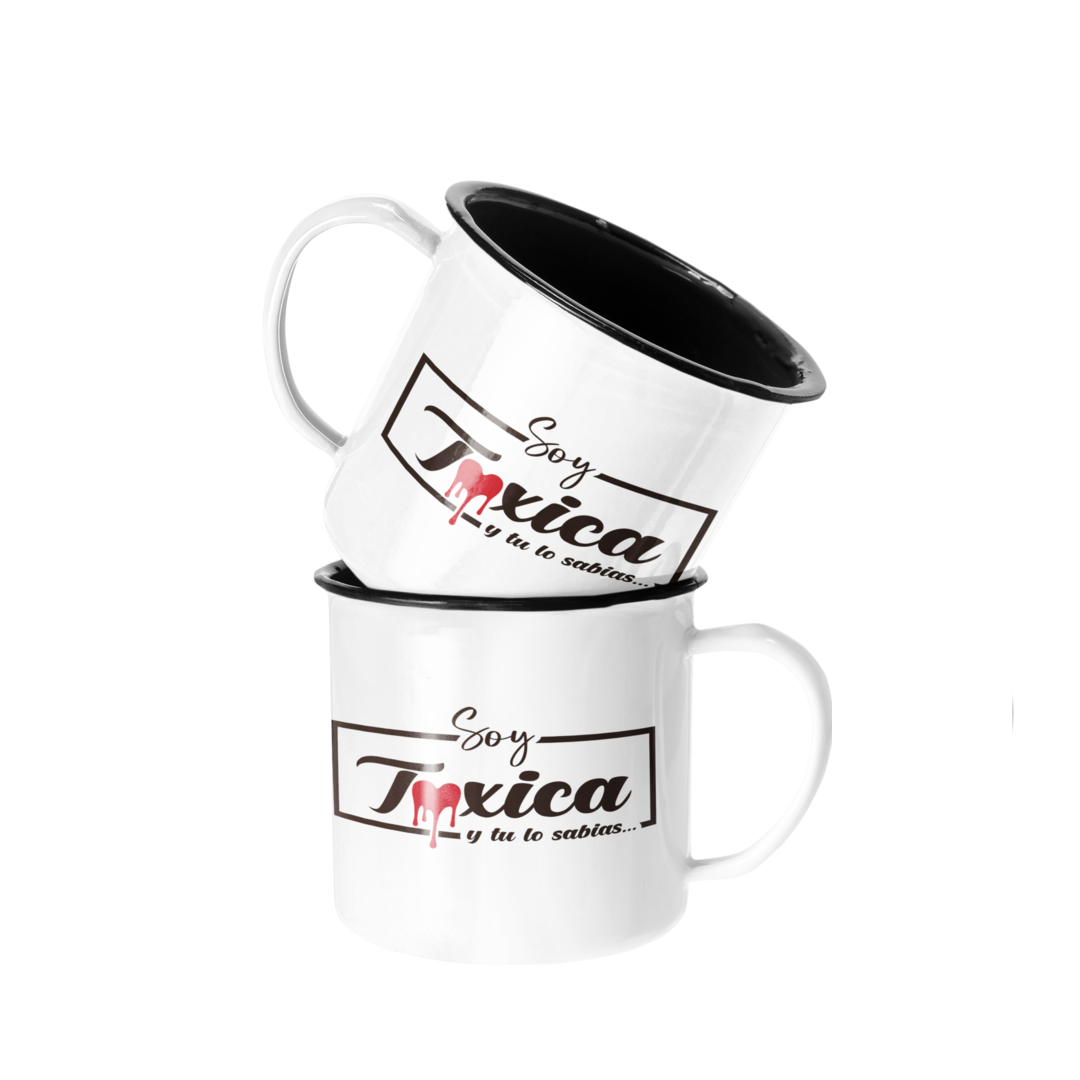 TAZA ENLOZADA LECHERA PARA LA MUJER PAREJA TOXICA - 1