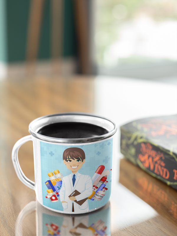 TAZA LECHERA ENLOZADO PARA EL FARMACEUTA PERSONALIZADO - 3
