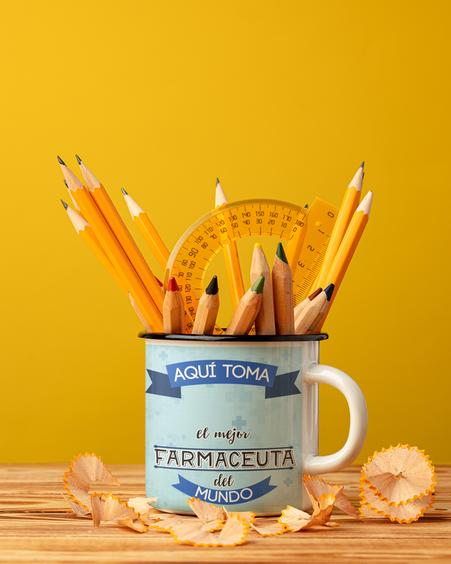 TAZA LECHERA ENLOZADO PARA EL FARMACEUTA PERSONALIZADO - 5