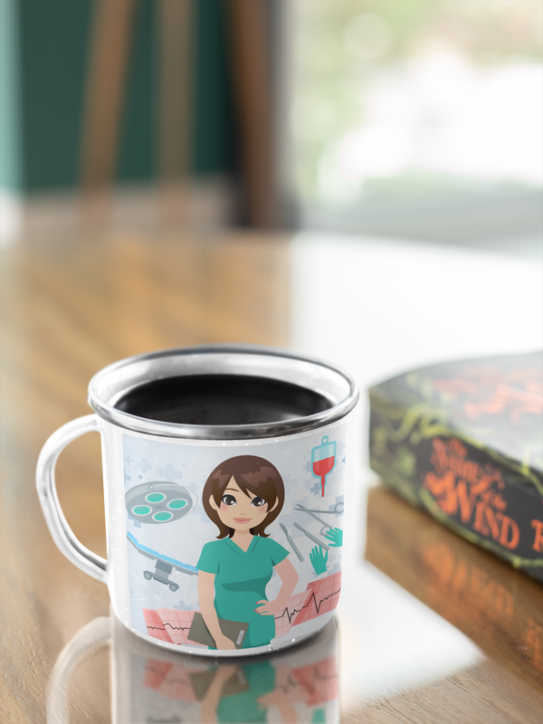 TAZA ENLOZADA LECHERA PARA CIRUJANA PERSONALIZADO - 4