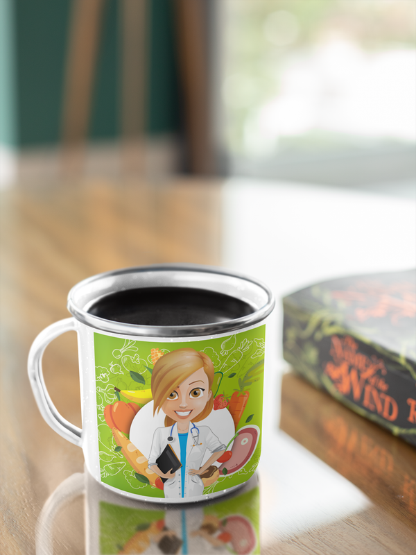 TAZA ENLOZADA LECHERA PARA NUTRICIONISTA PERSONALIZADO - 2