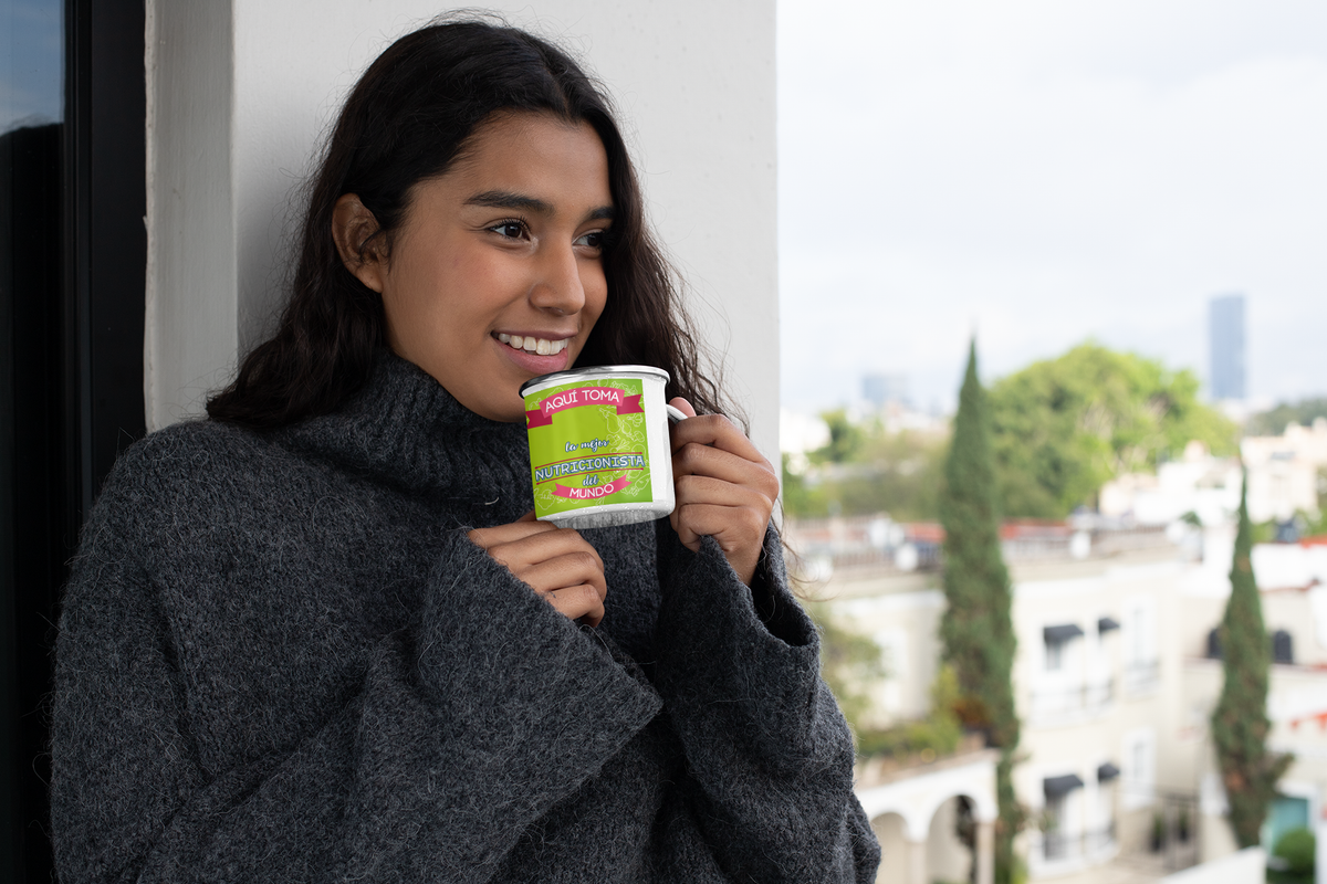 TAZA ENLOZADA LECHERA PARA NUTRICIONISTA PERSONALIZADO - 4