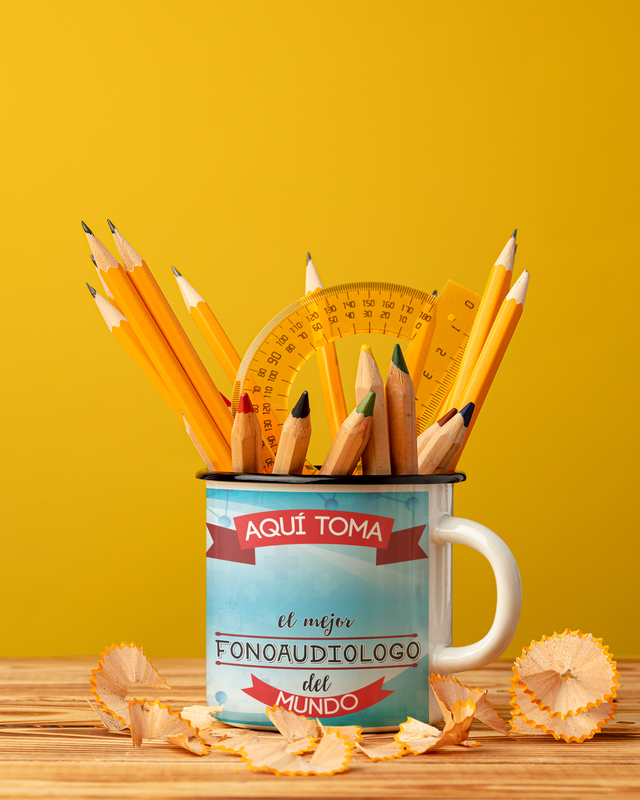 TAZA ENLOZADA LECHERA PARA FONOAUDIOLOGO PERSONALIZADO - 2