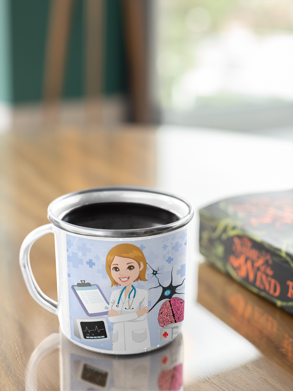 TAZA ENLOZADA LECHERA PARA NEUROLOGA PERSONALIZADO - 2