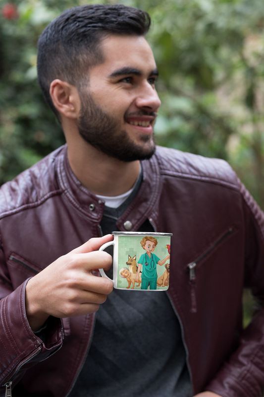 TAZA ENLOZADA LECHERA PARA EL VETERINARIO PERSONALIZADO - 3