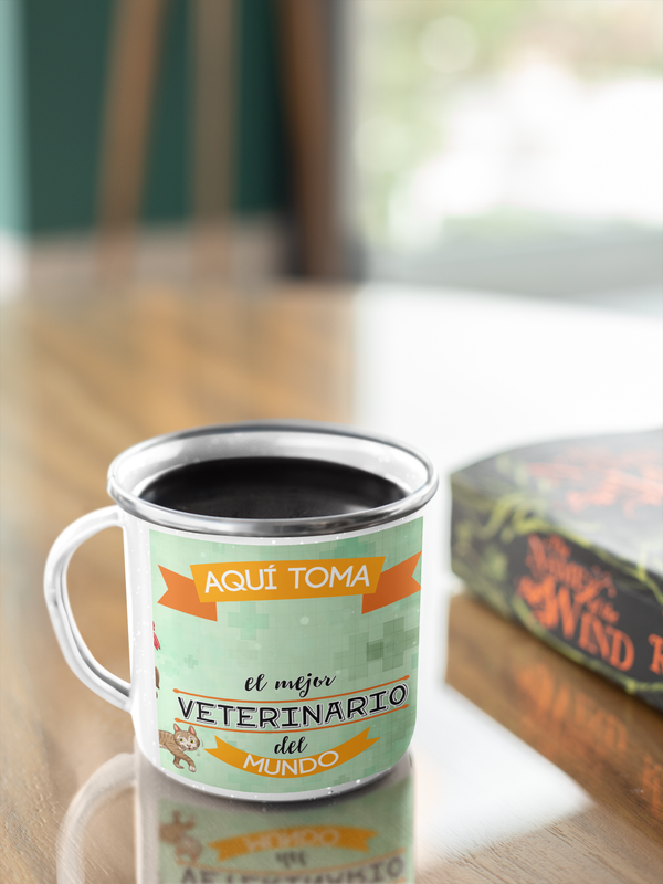 TAZA ENLOZADA LECHERA PARA EL VETERINARIO PERSONALIZADO - 4