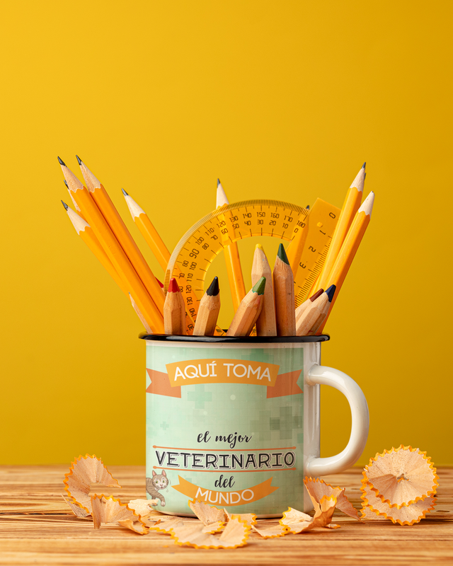 TAZA ENLOZADA LECHERA PARA EL VETERINARIO PERSONALIZADO - 5