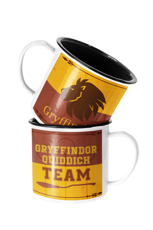 TAZA ENLOZADA LECHERA GRYFFINDOR HARRY POTTER - 1