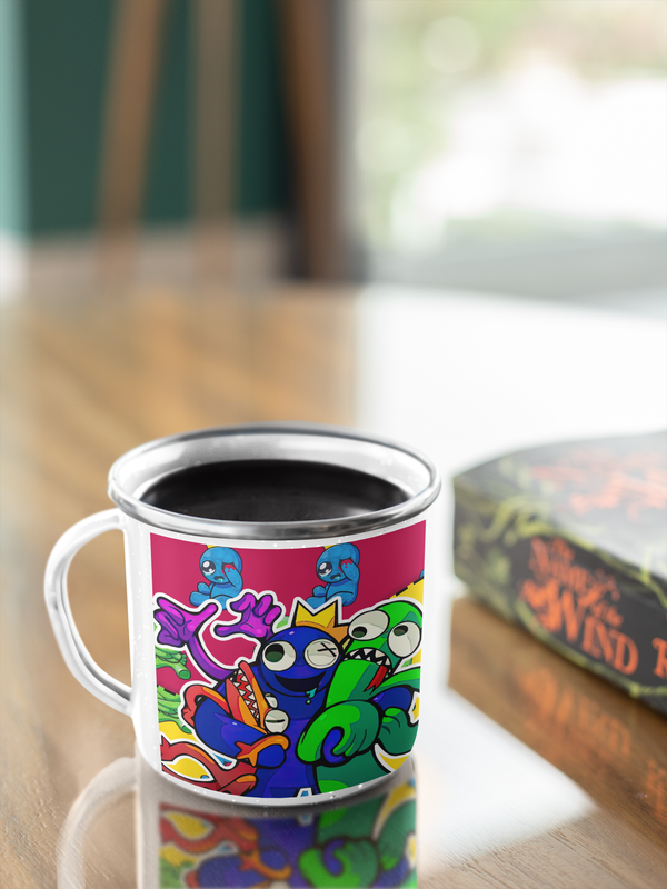 TAZA ENLOZADA LECHERA RAINBOW FRIENDS GRUPO - 3