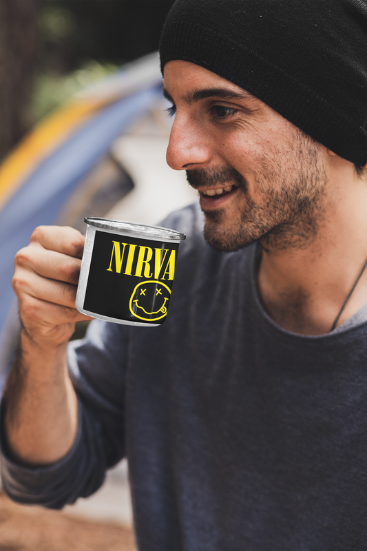 TAZA ENLOZADA LECHERA NIRVANA BANDA ROCK MUSICAL - 2