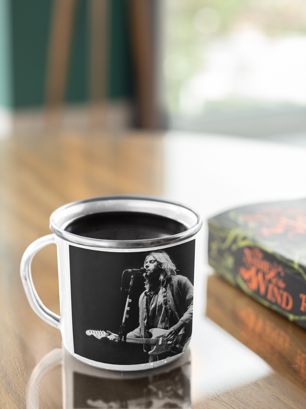 TAZA ENLOZADA LECHERA NIRVANA KURT COBAIN BANDA ROCK - 3