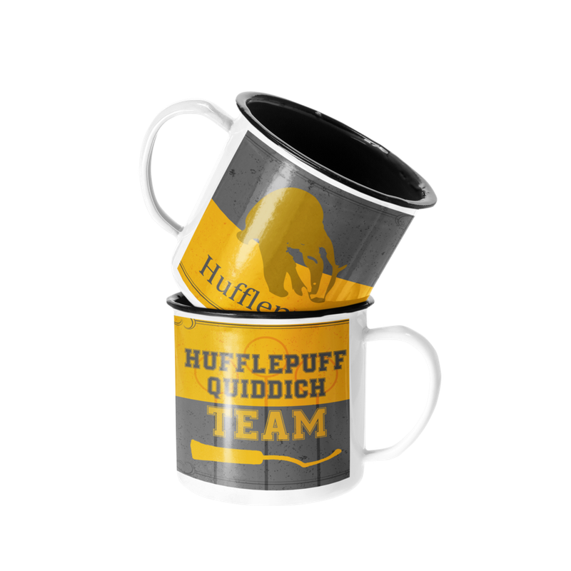 TAZA ENLOZADA LECHERA HUFFLEPUFF HARRY POTTER - 1