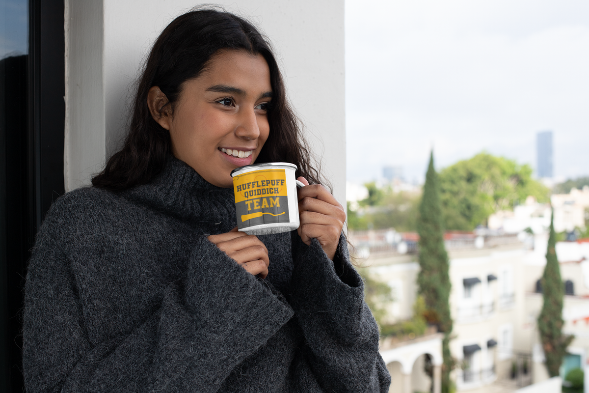 TAZA ENLOZADA LECHERA HUFFLEPUFF HARRY POTTER - 2