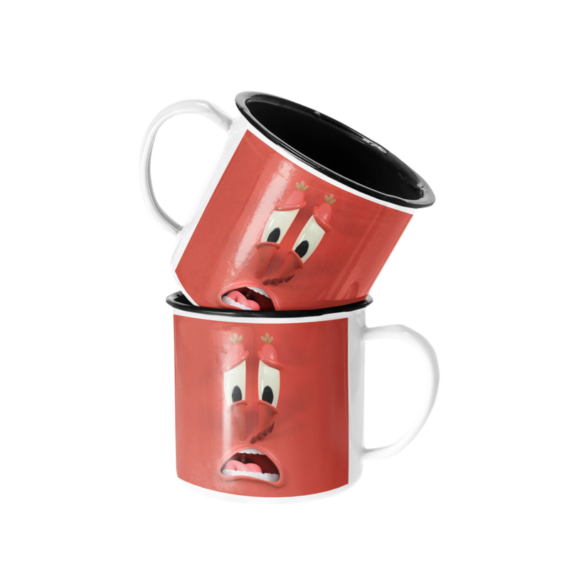TAZA ENLOZADA LECHERA DON CANGREJO BOB ESPONJA ANIMADO - 1