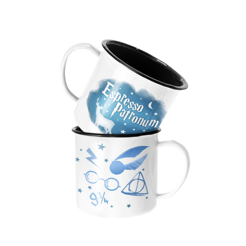 TAZA ENLOZADA LECHERA EXPRESSO PATRONUM HARRY POTTER - 1