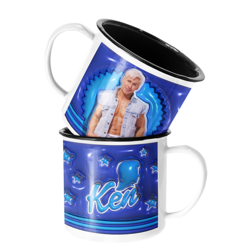 TAZA ENLOZADA LECHERA KEN PELICULA ESTRELLAS - 1