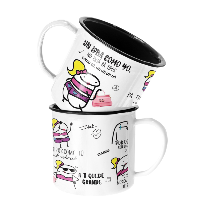 TAZA ENLOZADA LECHERA SHAKIRA PA TIPOS COMO TU - 1