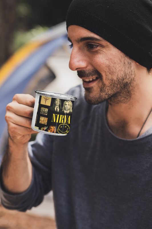 TAZA ENLOZADA LECHERA NIRVANA ALBUM MUSICAL BANDA ROCK - 2