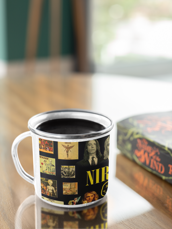 TAZA ENLOZADA LECHERA NIRVANA ALBUM MUSICAL BANDA ROCK - 4