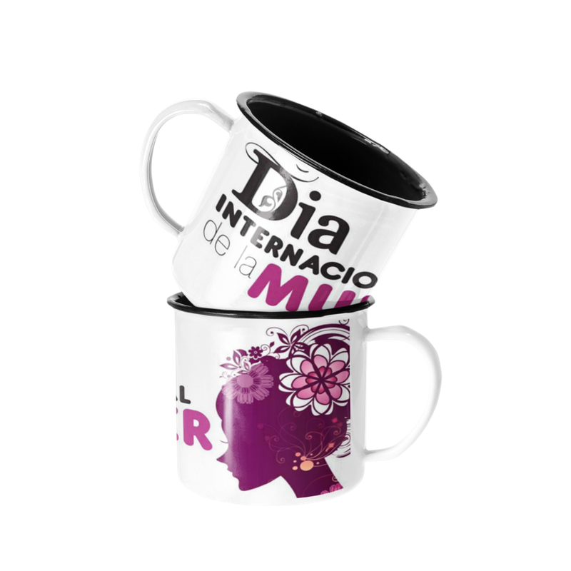 TAZA ENLOZADA LECHERA DIA INTERNACIONAL DE LA MUJER - 1