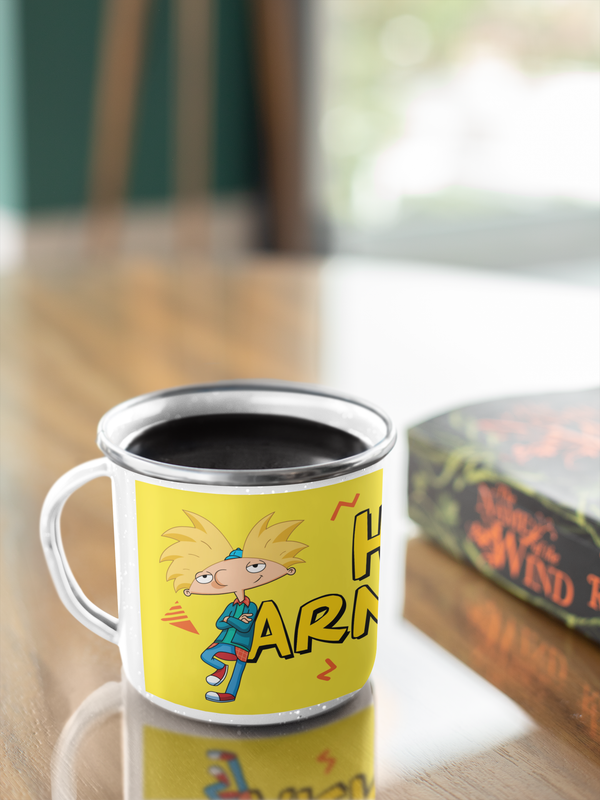 TAZA ENLOZADA LECHERA HEY ARNOLD ARNOLD Y GERALD - 2