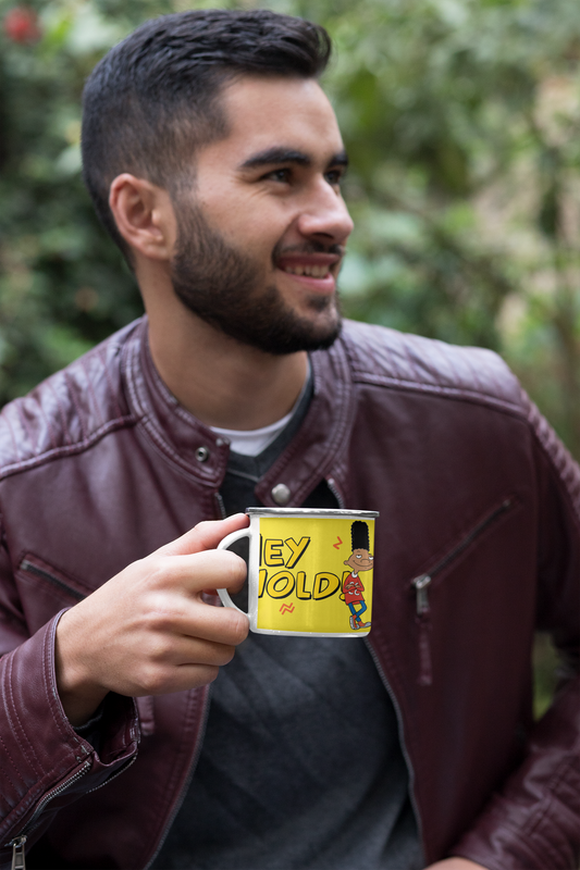 TAZA ENLOZADA LECHERA HEY ARNOLD ARNOLD Y GERALD - 4