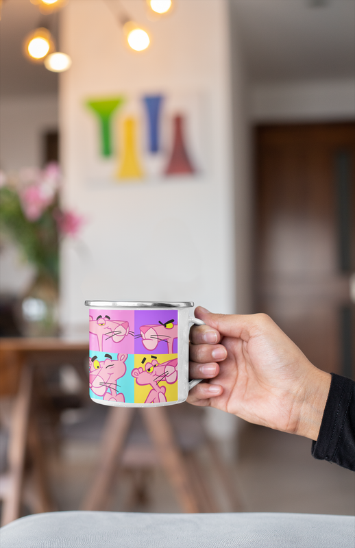 TAZA ENLOZADA LECHERA PANTERA ROSA POP ANIMACION - 4