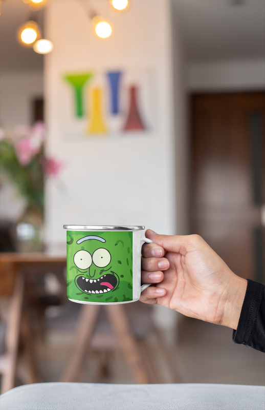TAZA ENLOZADA LECHERA RICK Y MORTY SERIE PICKLE RICK - 2
