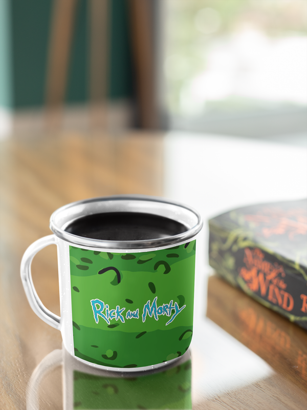 TAZA ENLOZADA LECHERA RICK Y MORTY SERIE PICKLE RICK - 4