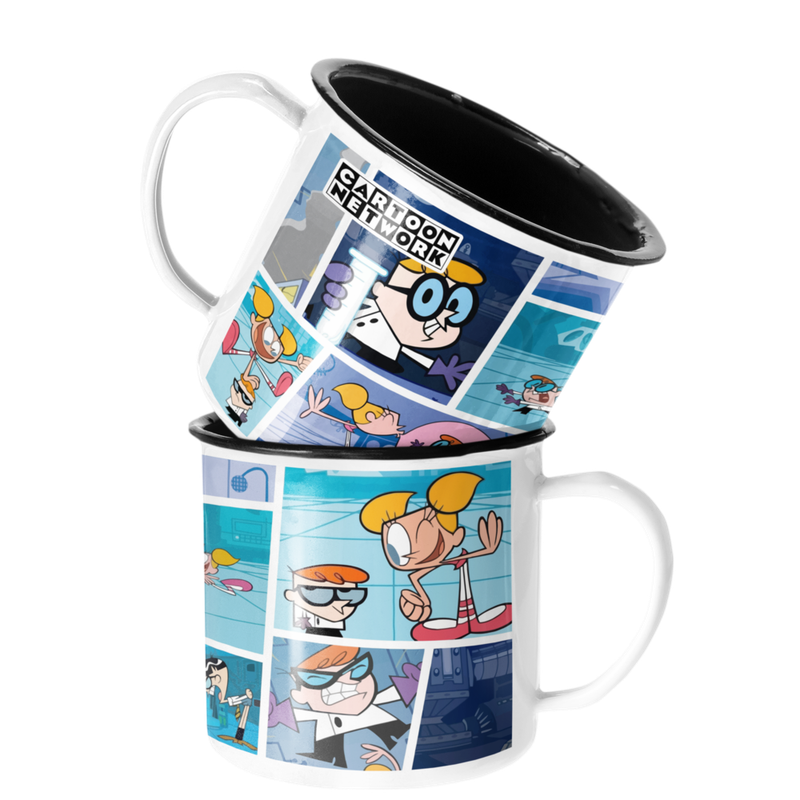 TAZA ENLOZADA LECHERA CARTOON NETWORK LABORATORIO DE DEXTER - 1