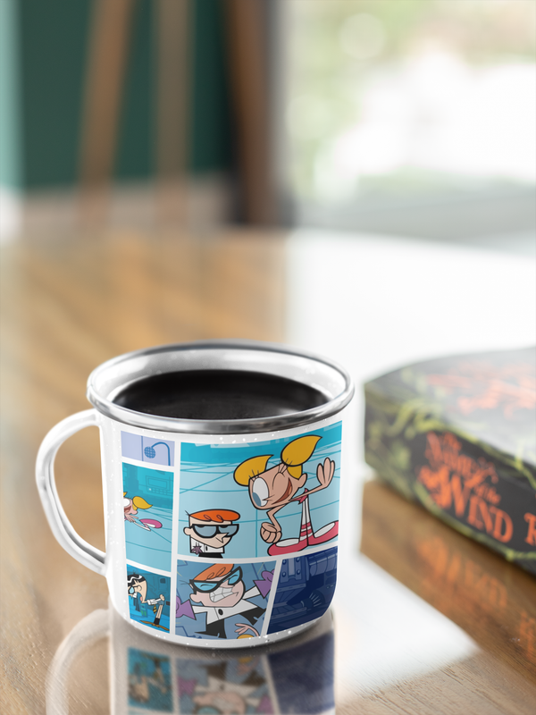 TAZA ENLOZADA LECHERA CARTOON NETWORK LABORATORIO DE DEXTER - 3