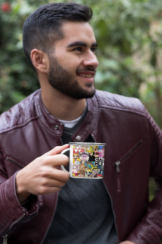 TAZA ENLOZADA LECHERA CARTOON NETWORK MONITOS ANIMADOS - 2