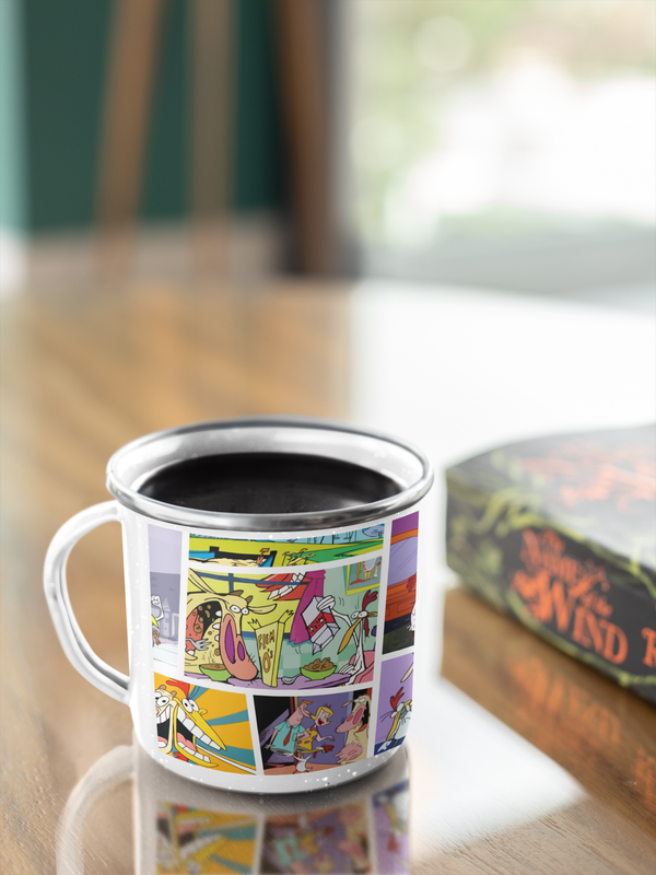 TAZA ENLOZADA LECHERA CARTOON NETWORK LA VACA Y EL POLLITO - 3