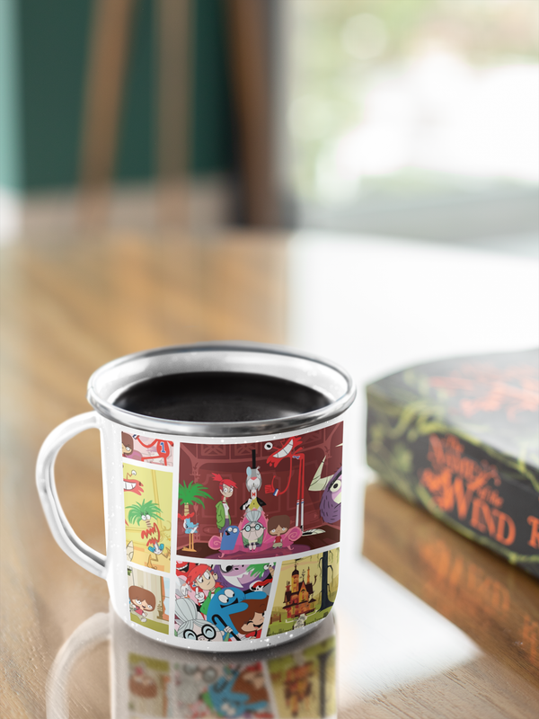 TAZA ENLOZADA LECHERA CARTOON NETWORK MANSION FOSTER AMIGOS - 3