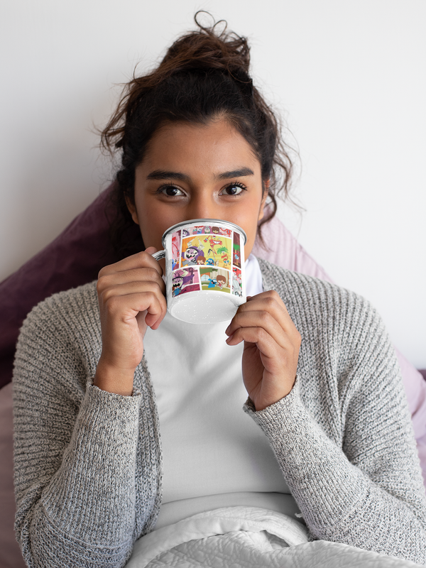 TAZA ENLOZADA LECHERA CARTOON NETWORK MANSION FOSTER AMIGOS - 4