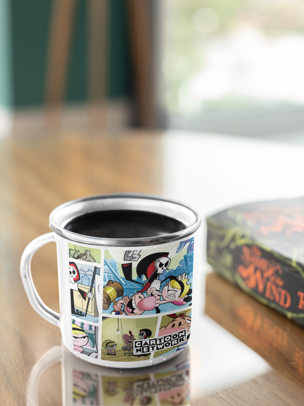 TAZA ENLOZADA LECHERA CARTOON NETWORK BILLY Y MANDY - 4