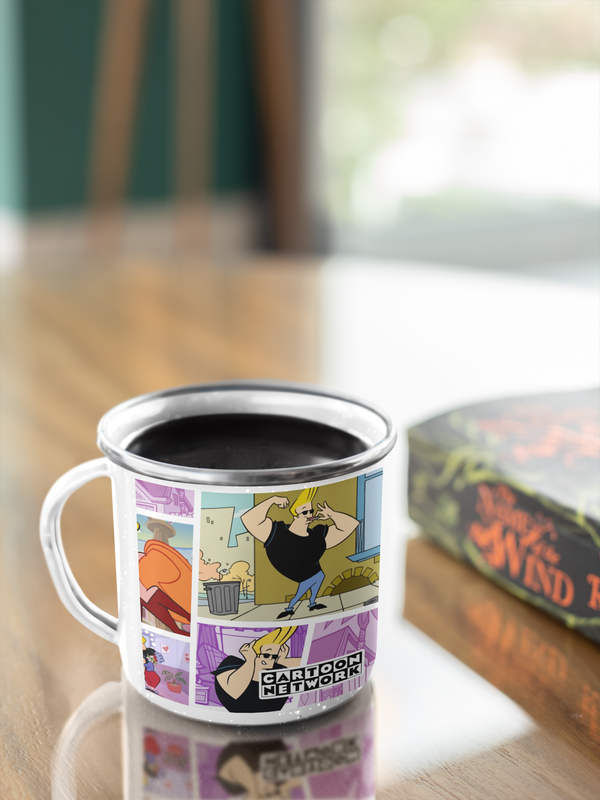TAZA ENLOZADA LECHERA CARTOON NETWORK JHONNY BRAVO - 3
