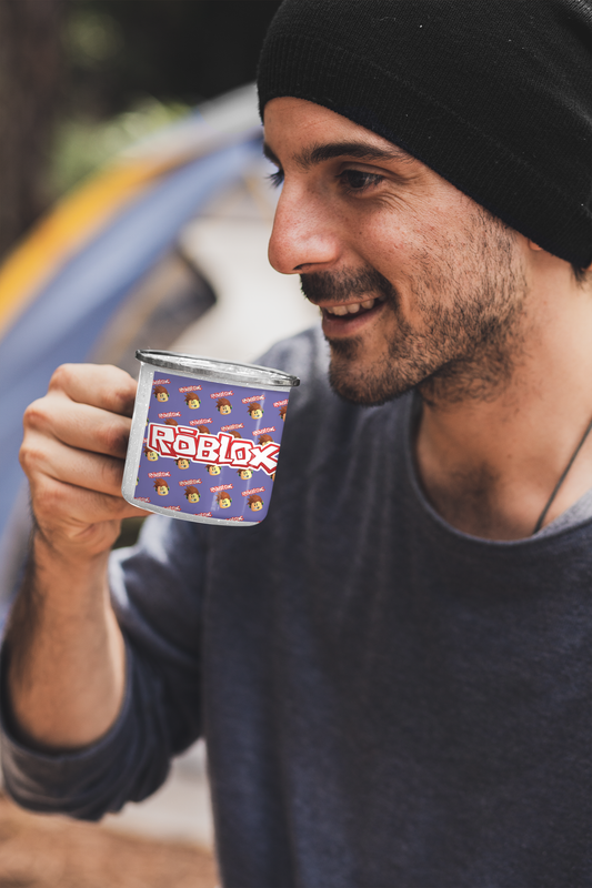 TAZA ENLOZADA LECHERA ROBLOX INFANTIL JUEGO CABALLERO - 2