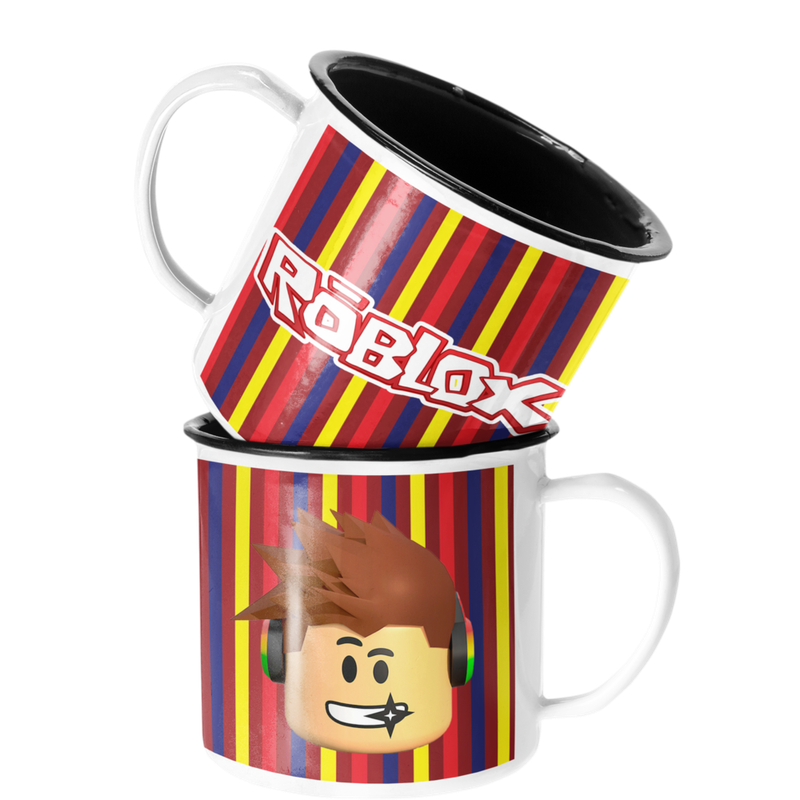 TAZA ENLOZADA LECHERA ROBLOX INFANTIL JUEGO CLASICO - 1