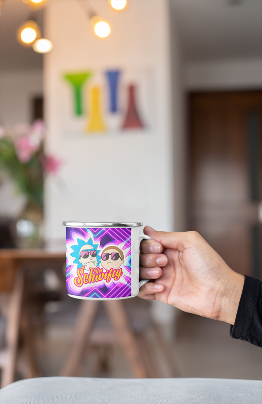 TAZA ENLOZADA LECHERA RICK Y MORTY SERIE GET SCHWIFTY - 2