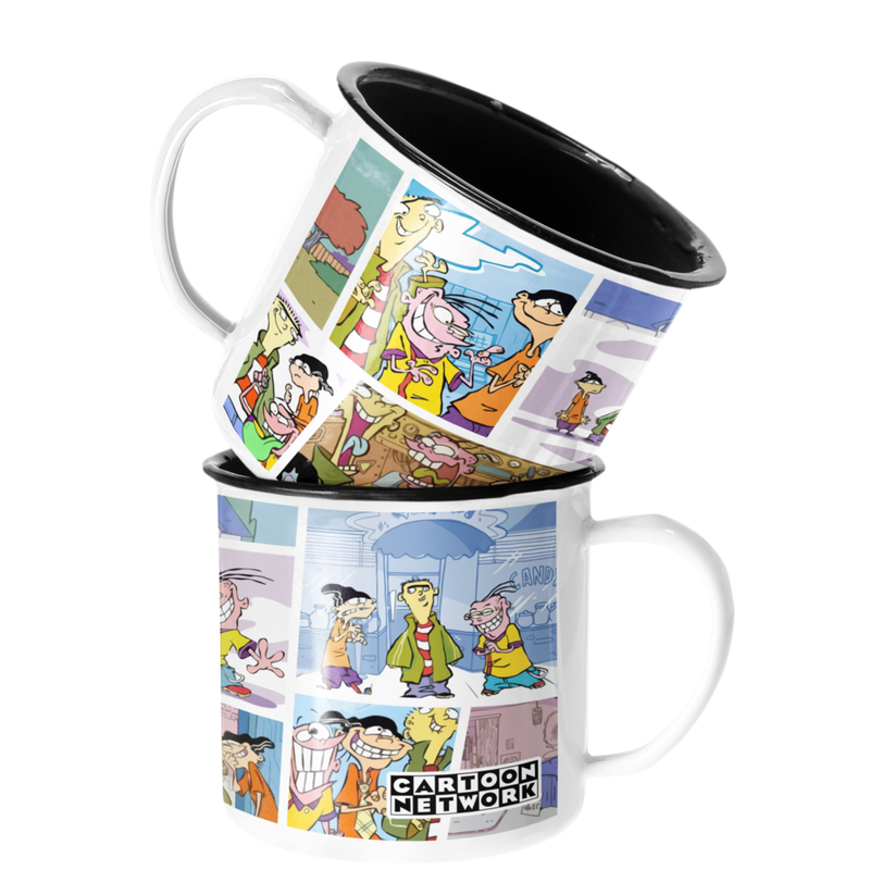 TAZA ENLOZADA LECHERA CARTOON NETWORK ED, EDD Y EDDY - 1