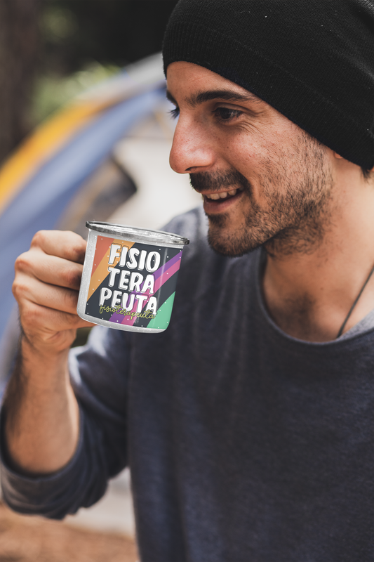 TAZA ENLOZADA LECHERA FISIOTERAPAUTA REGALO PROFESION - 2
