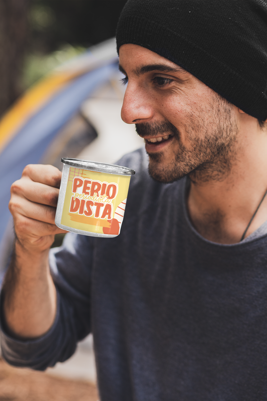 TAZA ENLOZADA LECHERA PERIODISTA REGALO PERIODISTA HOMBRE - 4