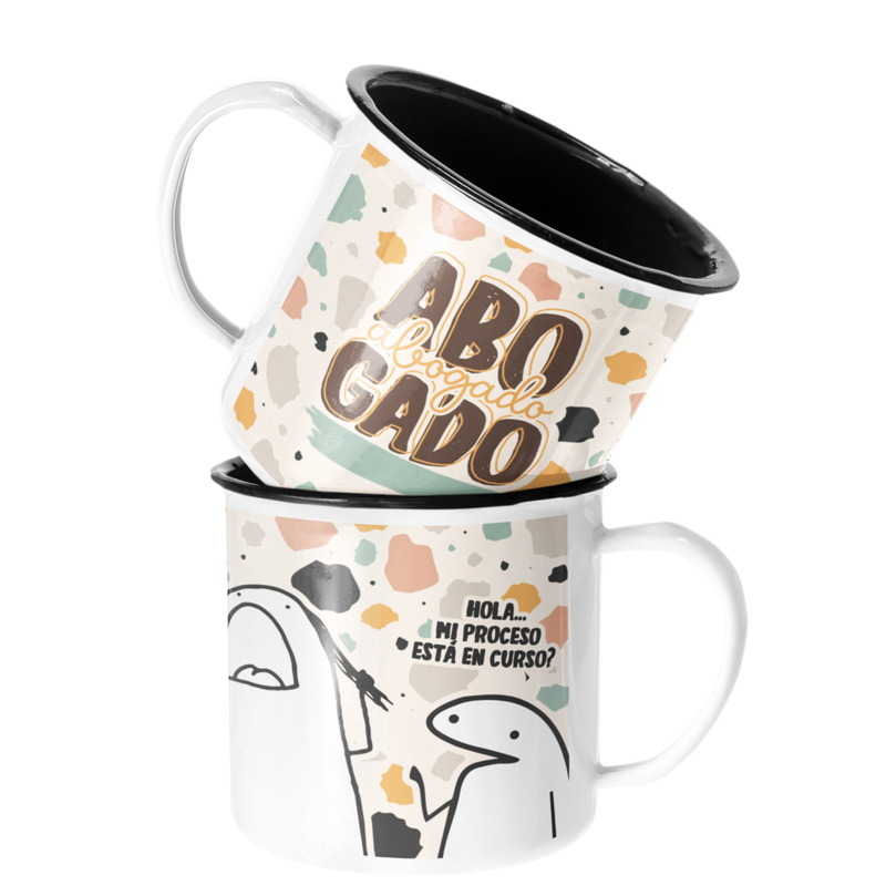 TAZA ENLOZADA LECHERA ABOGADO REGALO ABOGADO PROFESION - 1