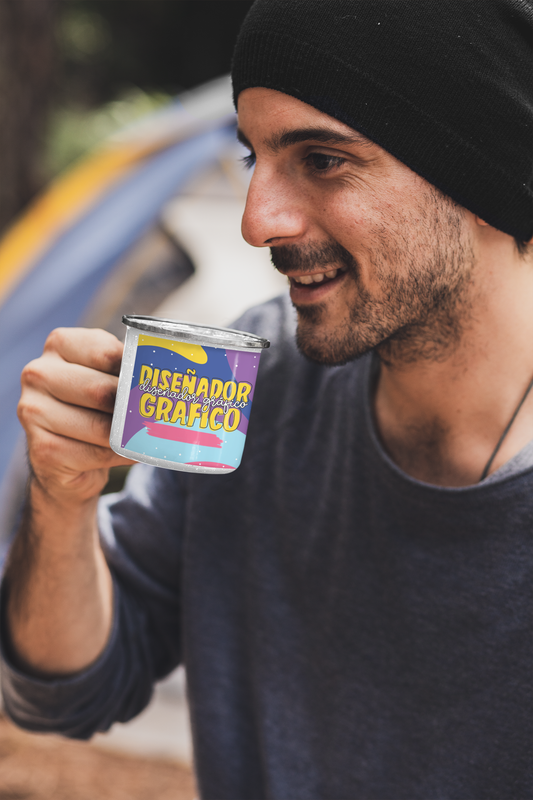 TAZA ENLOZADA LECHERA DISEÑO GRÁFICO REGALO PROFESION - 3