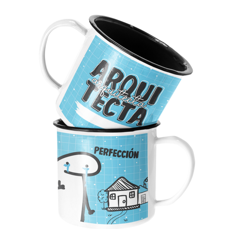 TAZA ENLOZADA LECHERA ARQUITECTA REGALO ARQUITECTA PROFESION - 1