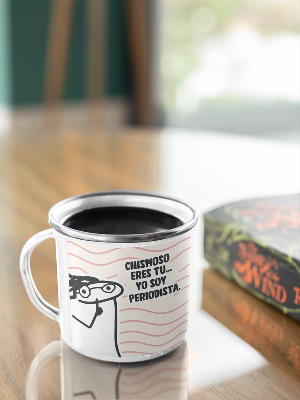 TAZA ENLOZADA LECHERA PERIODISTA REGALO PERIODISTA MUJER - 4