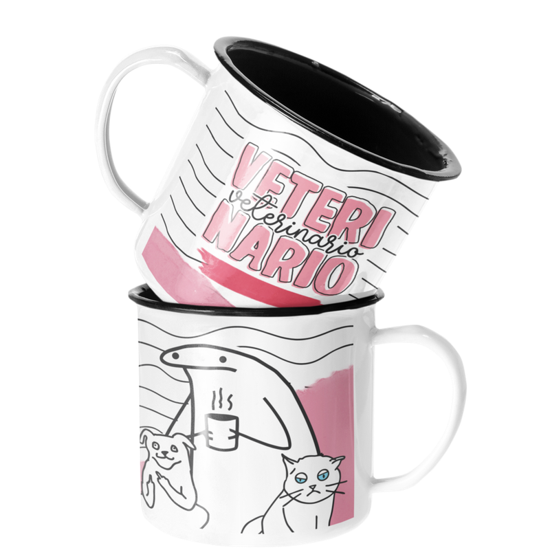 TAZA ENLOZADA LECHERA VETERINARIO REGALO VETERINARIO MUJER - 1